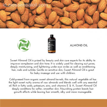 Jual panas kualitas tinggi 8007-69-0 Minyak almond manis